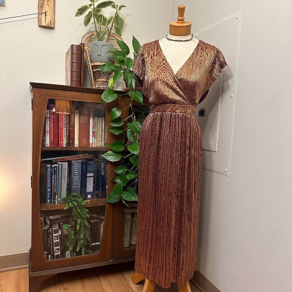 Bronze Midi Dress by June & Hudson